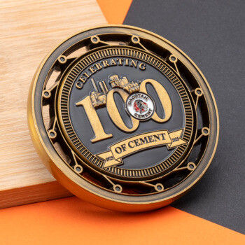 Soft Enamel On One Side - Challenge Coins