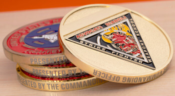 Soft Enamel On Both Sides - Challenge Coins