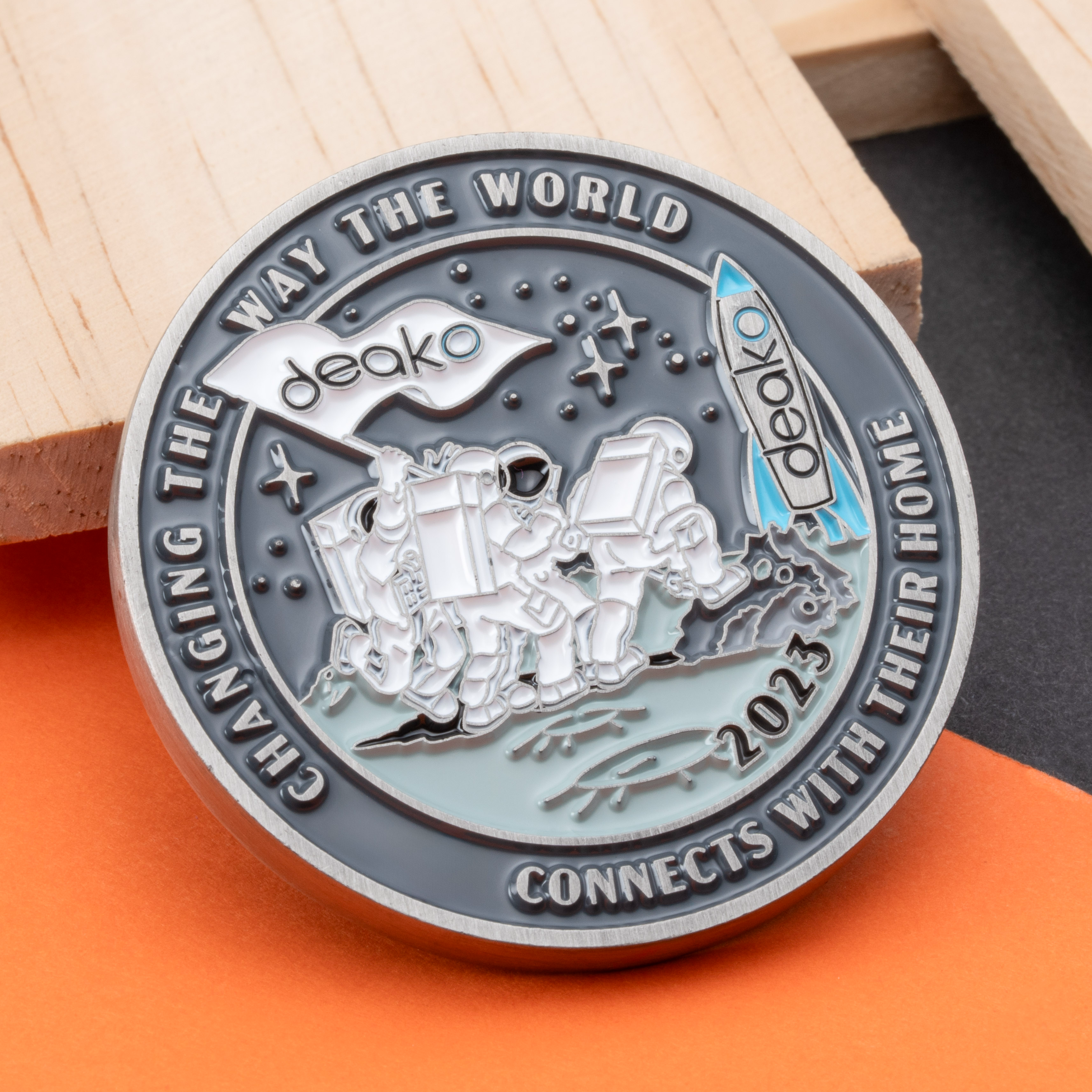 Color On One Side - Challenge Coins