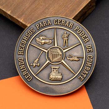 Color On One Side - Challenge Coins