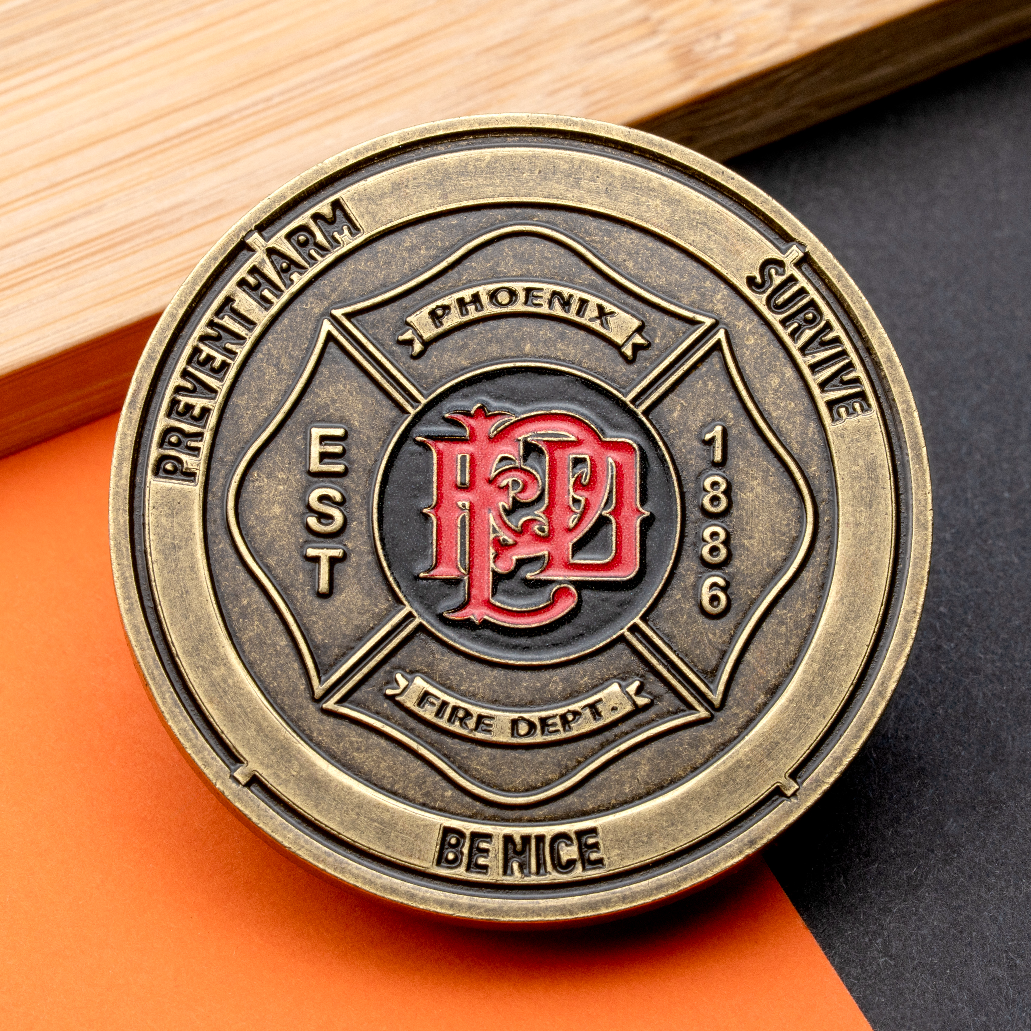 Made in USA - Die Struck with Color - Challenge Coins