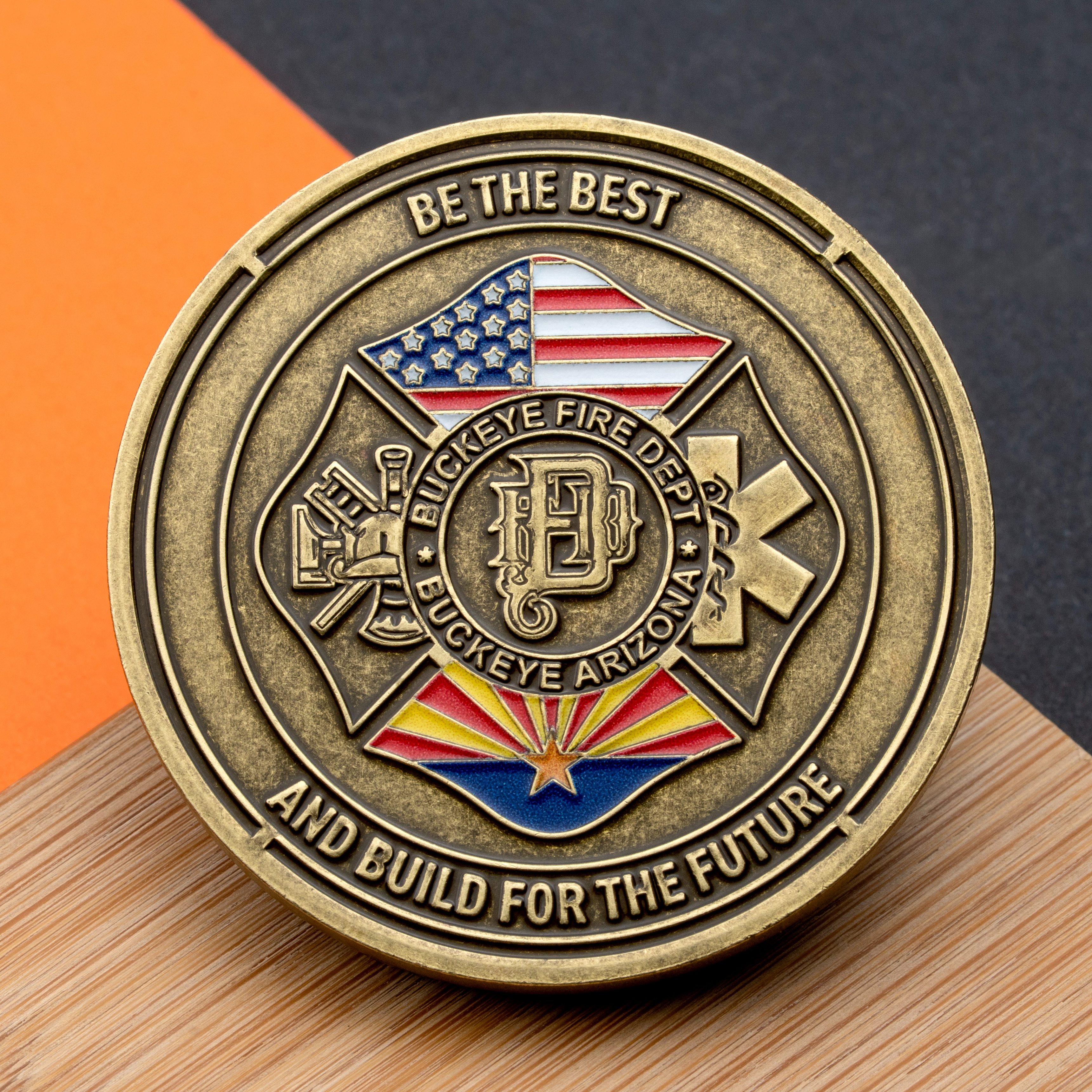 Made in USA - Die Struck with Color - Challenge Coins